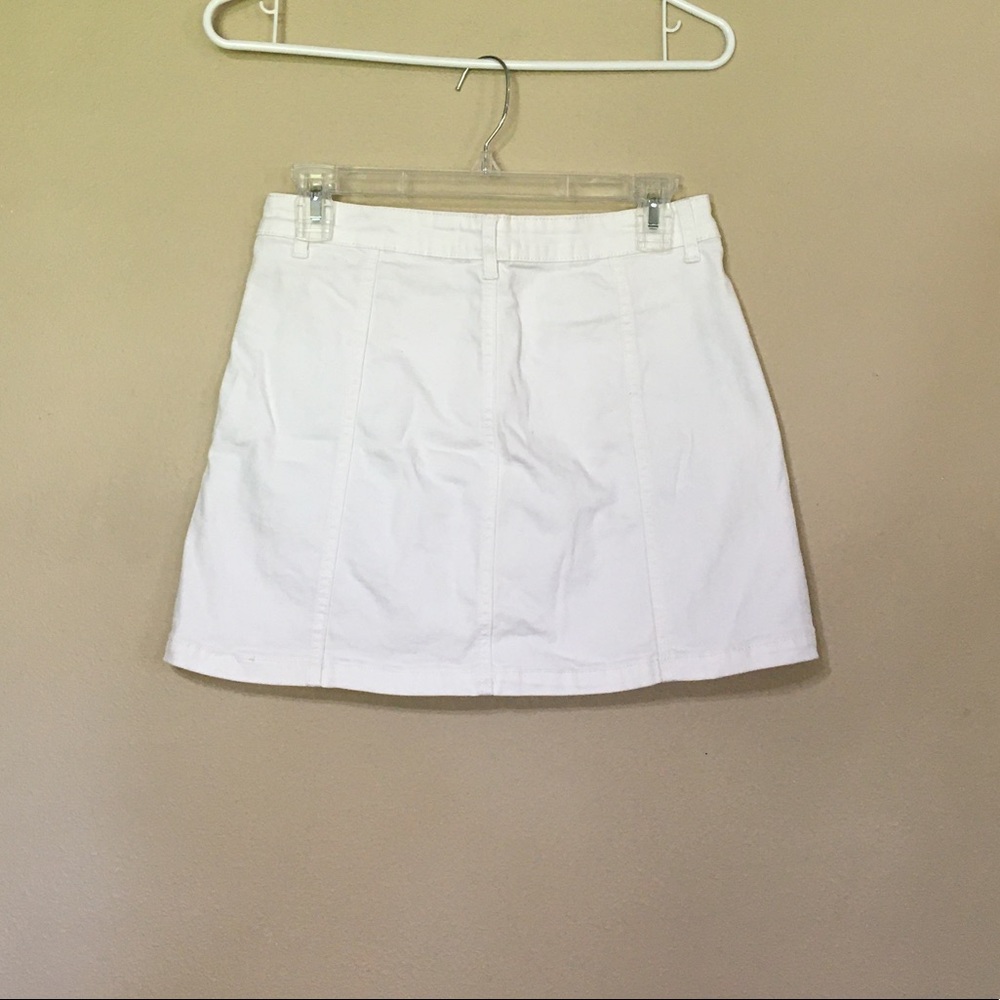Forever 21 White Jean Skirt - Picture 4 of 6
